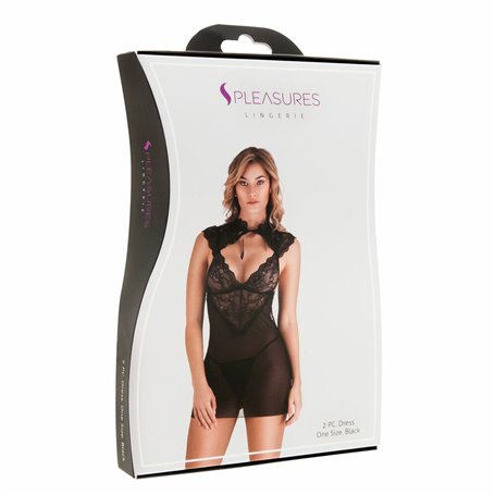 Robe S Pleasures Noir (Taille unique)