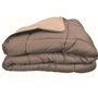 CALGARY Couette chaude Microfibre 400g/m² Taupe & Lin 140x200cm