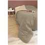 CALGARY Couette chaude Microfibre 400g/m² Taupe & Lin 140x200cm