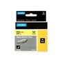 Gaine thermorétractable Dymo RhinoPRO Noir Jaune (18054)