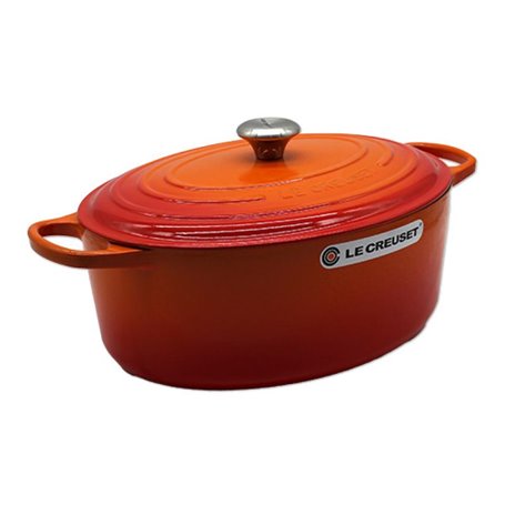 Rôtissoire ovale Signature Le Creuset 35 cm rouge four (21178350902430)