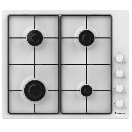 Candy CHW640WLW Blanc Intégré 60 cm Gaz 4 zone(s)