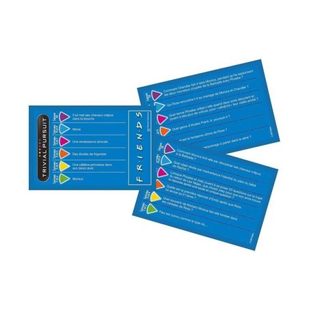 TRIVIAL PURSUIT - Friends - Format de voyage 600 questions - Jeu de societe - Version francaise