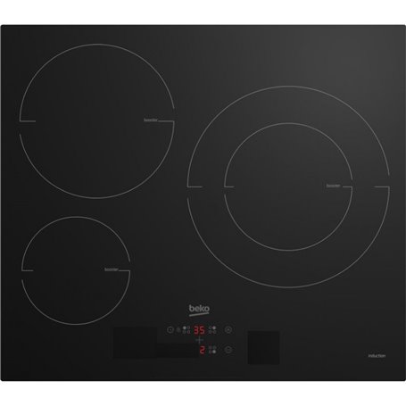 Beko HII63405MT plaque Noir Intégré 60 cm Plaque avec zone à induction 3 zone(s)
