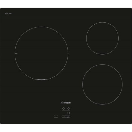 Bosch PUC611AA5E Noir Intégré 60 cm Plaque avec zone à induction 3 zone(s)
