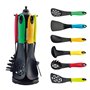 Royalty Line Set d'ustensiles de cuisine multicolores 7 pièces