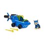 PAW Patrol PAT' PATROUILLE AQUA PUPS - Voiture + Figurine Chase - Voiture Pat Patrouille Chase - Figurine à Collectionner - Thèm