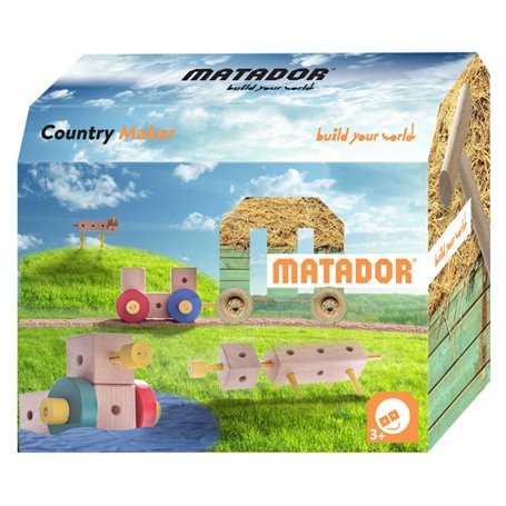 Matador Maker Country Construction Set Wood