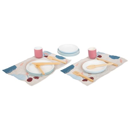 Small Foot - Wooden Cutlery Set with Placemats