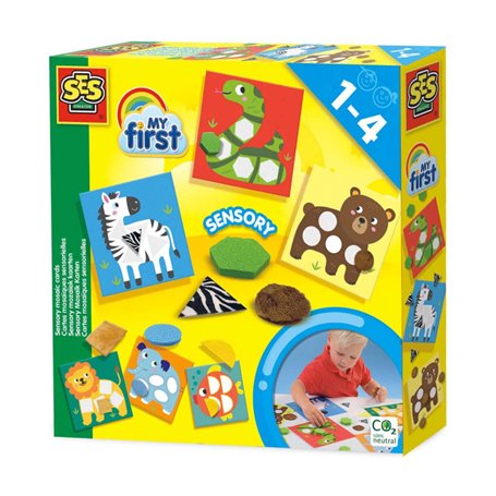 SES Creative My First Cartes mosaïques sensorielles