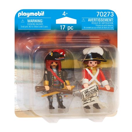 Playmobil Pirates 70273 Capitaine pirate et soldat