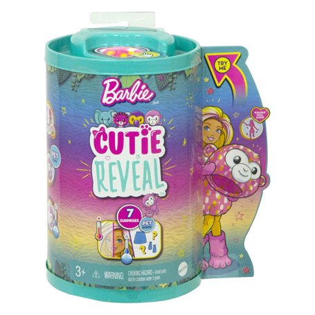 Barbie Cutie Reveal  Poupée Chelsea Série Jungle