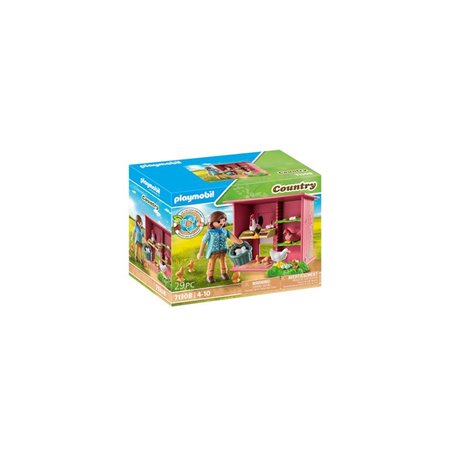 Playmobil Country 71308 Agricultrice et poulailler