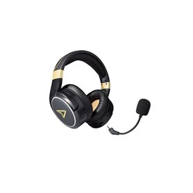 Casque sans fil SteelPlay Metaltech Radiance pour PS5 PS4 Xbox Series XS Xbox One Nintendo Switch PC et Mac Noie et Or Casque sans fil SteelPlay Metaltech Radiance pour PS5 PS4 Xbox Series XS Xbox One Nintendo Switch PC et Mac Noie et Or