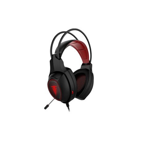 Casque filaire Gaming Alpha Omega Players Berserker Frodi pour PC PS4 Xbox One Nintendo Switch Smartphone Tablette Noir et Roug