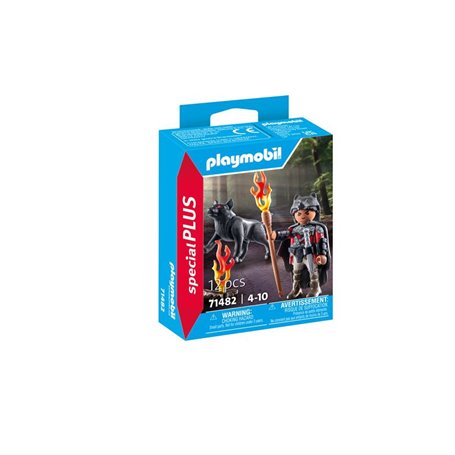 Playmobil Special Plus 71482 Guerrier avec loup