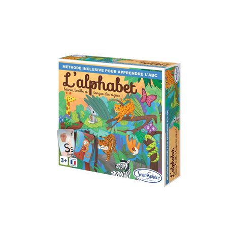 Jeu écriture et lettres SentoSphère Lalphabet
