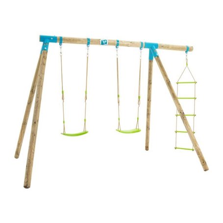 Balançoire - MOOKIE - 454P Portique Ginest 2- 1 Balançoire 1 Echelle