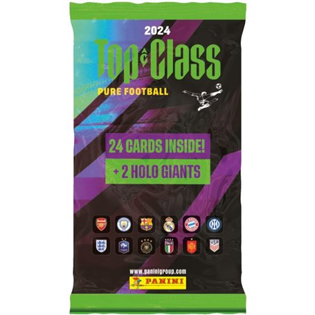 Cartes à collectionner Panini Top Class FIFA 2024 TC Fat pack 24 cartes et 2 holo