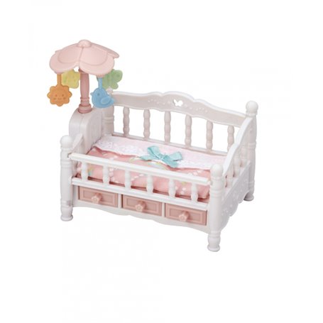 Sylvanian Families Le lit de bébé et mobile