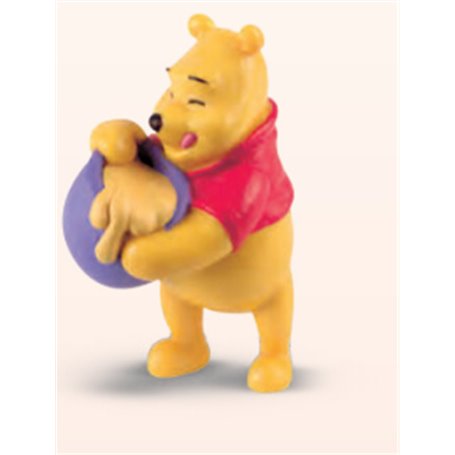Figurine Winnie l'ourson avec son pot de miel