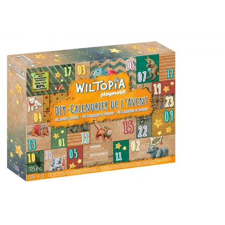 71006 Calendrier de l'avent tour du monde animaux diy