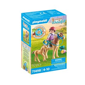 71498 - Playmobil - Enfant avec poneys