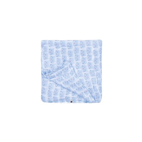 Lange 120 x 120 cm les chats bleu