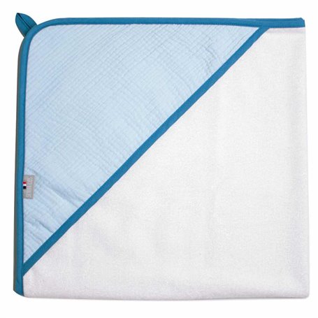 Cape de bain - Jeanne - bleu