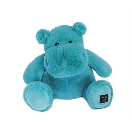 Doudou Hippopotame UNITED vert emeraude 40 cm