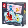 Puzzles 2 pieces parents et bebes animaux