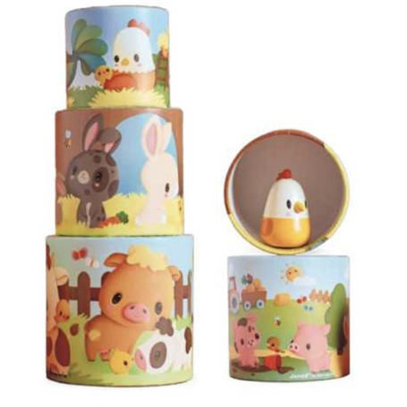 Ma premiere pyramide a empiler theme Ferme