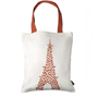 Tote Bag J aime Paris Tour Eiffel Coeurs