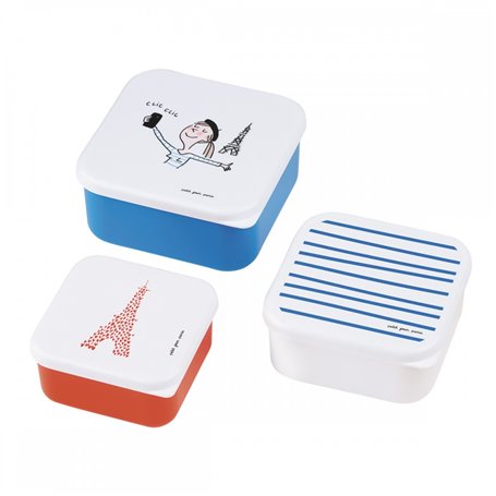 Set de 3 - lunch box paris