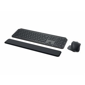 Logitech MX Keys combo for Business Gen 2 clavier Souris incluse Bureau RF sans fil + Bluetooth QWERTY Allemand Graphite