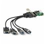 StarTech.com PEX4S953 carte et adaptateur d'interfaces Interne Série
