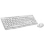 Logitech MK295 Silent Wireless Combo clavier Souris incluse Bureau USB QWERTY Italien Blanc