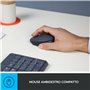 Logitech MK235 clavier Souris incluse Universel USB QWERTY Italien Gris