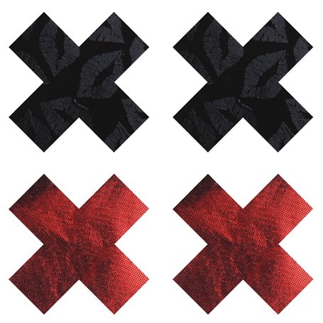 Protège-mamelons Peekaboo KISSES X Multicouleur Taille unique