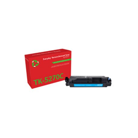 Remanufacturé Everyday Toner remanufacturé Cyan Everyday de Xerox compatible avec Kyocera TK-5270C