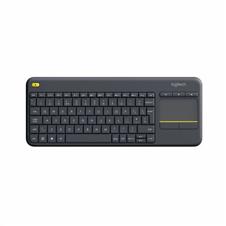 Logitech K400 Plus Tv clavier RF sans fil QWERTY Anglais Noir