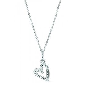 Pendentif Femme Pandora SPARKLING FREEHAND HEART
