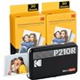 Appareil Photo Instantané Kodak KODAK MINI 2 RETRO INSTANT PHOTO PRINTER P210R BLACK 2.1X3.4 + 60SHEETS