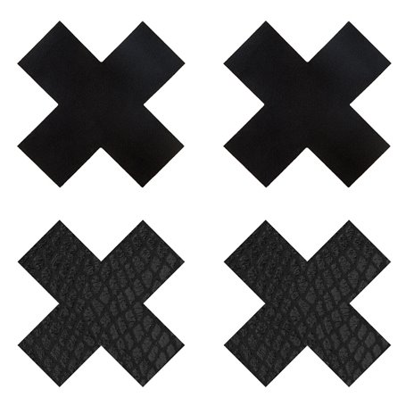 Protège-mamelons Peekaboo X Noir Taille unique