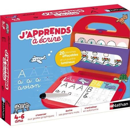 Jeu éducatif - NATHAN - J'apprends a écrire 2.0 - Gestes préparatoires et apprentissage des lettres