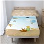 Jeu de draps HappyFriday Le Petit Prince Montgolfiere Multicouleur Lit 1 persone 2 Pièces
