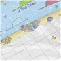 Jeu de draps HappyFriday Le Petit Prince Imagination Multicouleur Lit 1 persone 2 Pièces