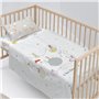 Jeu de draps HappyFriday Le Petit prince Voyageur  Multicouleur Lit de bébé 2 Pièces