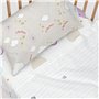 Jeu de draps HappyFriday Le Petit prince Voyageur  Multicouleur Lit de bébé 2 Pièces