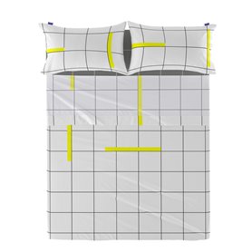 Drap HappyFriday Blanc Firefly Multicouleur 260 x 270 cm (Luciole)